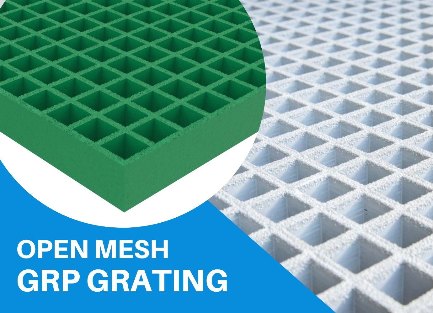 Open Mesh GRP Grating Panels